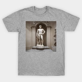 Masterpiece Italian Renaissance sculpture "The Donald" T-Shirt